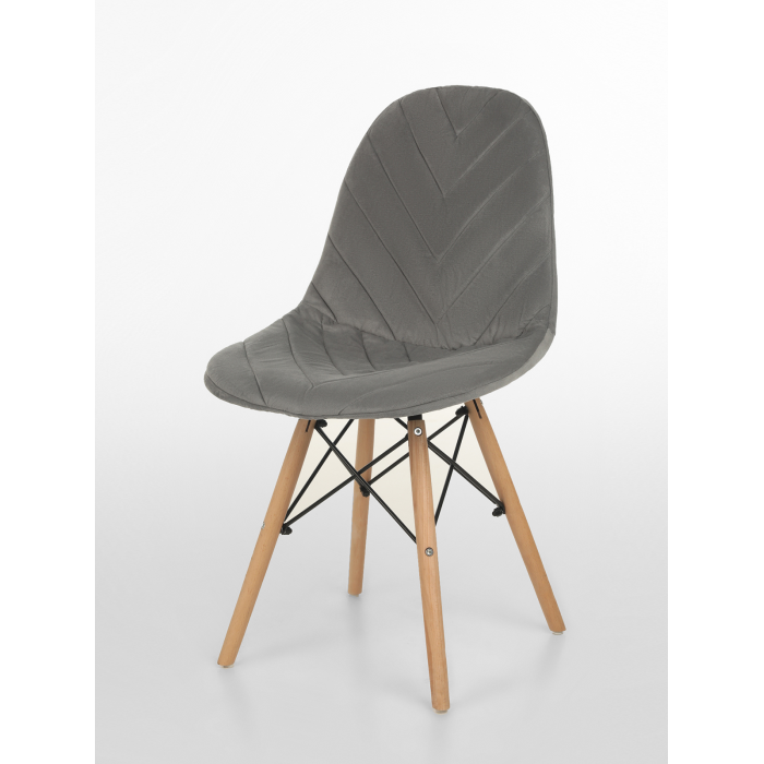 Чехол на стул со спинкой для кухни универсальный Eames Leon Group ...