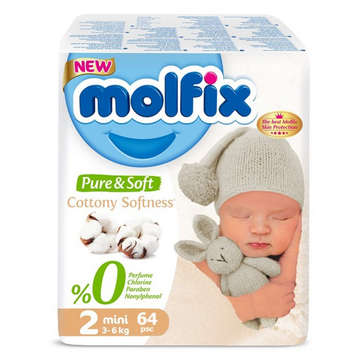  Molfix  Pure&Soft 2 Mini (3-6 ) 64 .