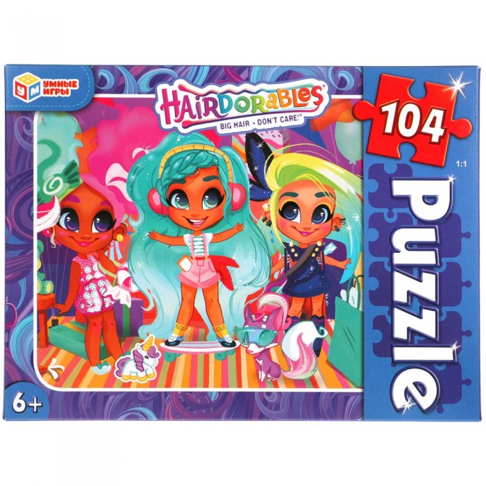 Умные игры Пазлы Хеардорабль (104 детали)