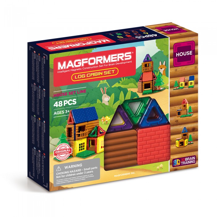  Magformers  Log Cabin Set (48 )