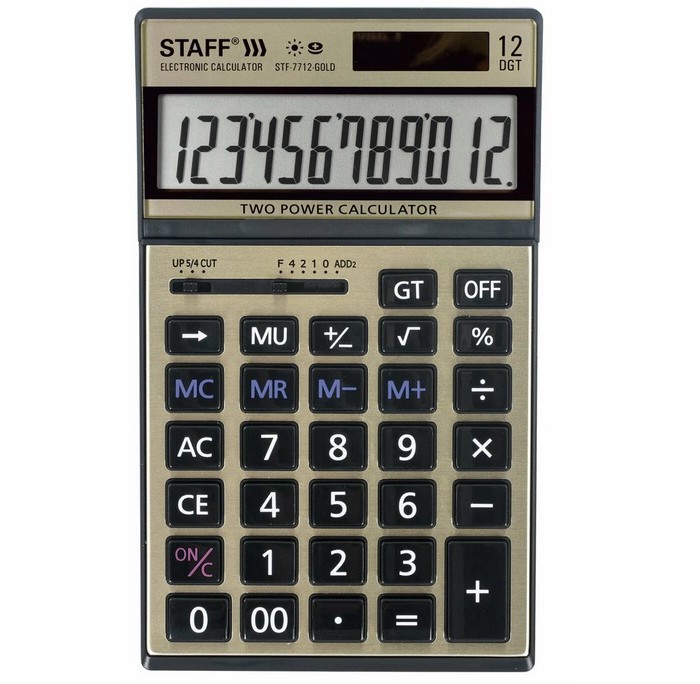  Staff   STF-7712-Gold 12 