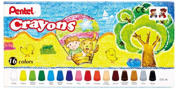  Pentel   Crayons 16 .