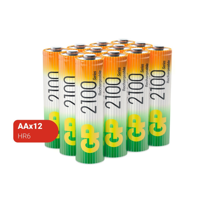  GP Batteries  210AAHC-B1  12 .