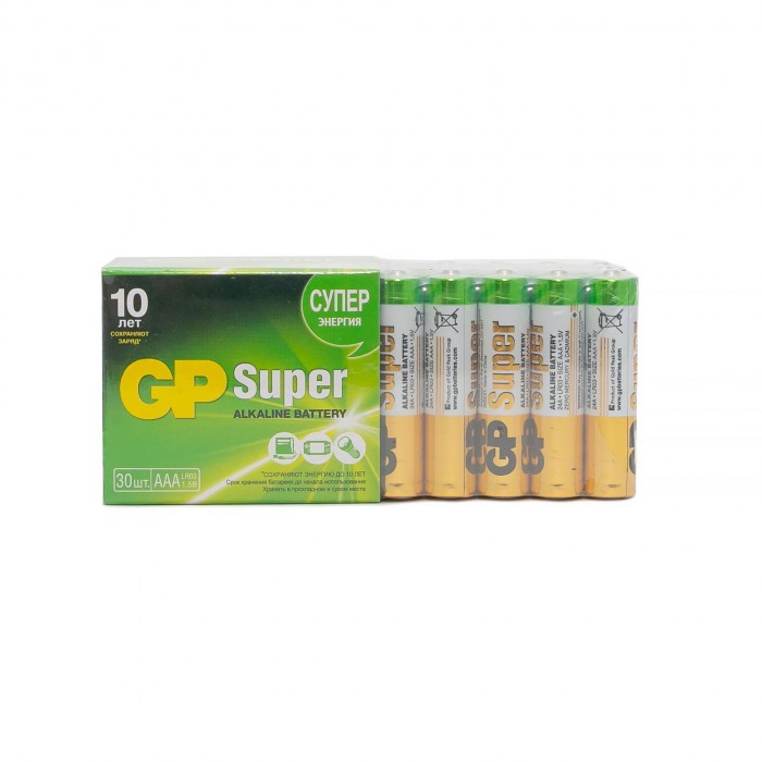  GP  Super Alkaline  (LR03) GP24A-2CRVS30  30 .