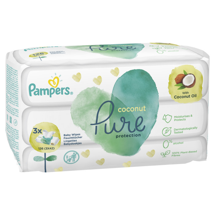  Pampers     Coconut Pure 126 .