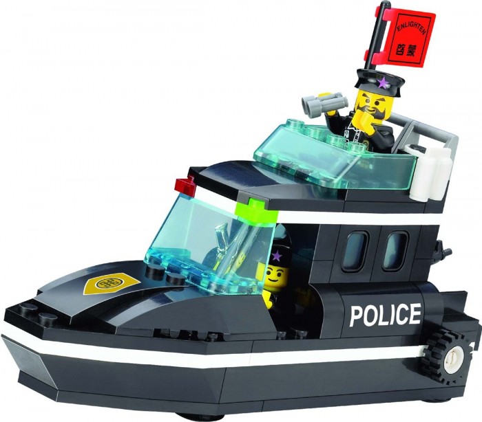  Enlighten Brick Police Speedboat 130 (95 )