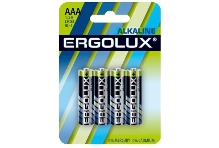  Ergolux  Alkaline BL-4 (AAA - LR03, 1.5)