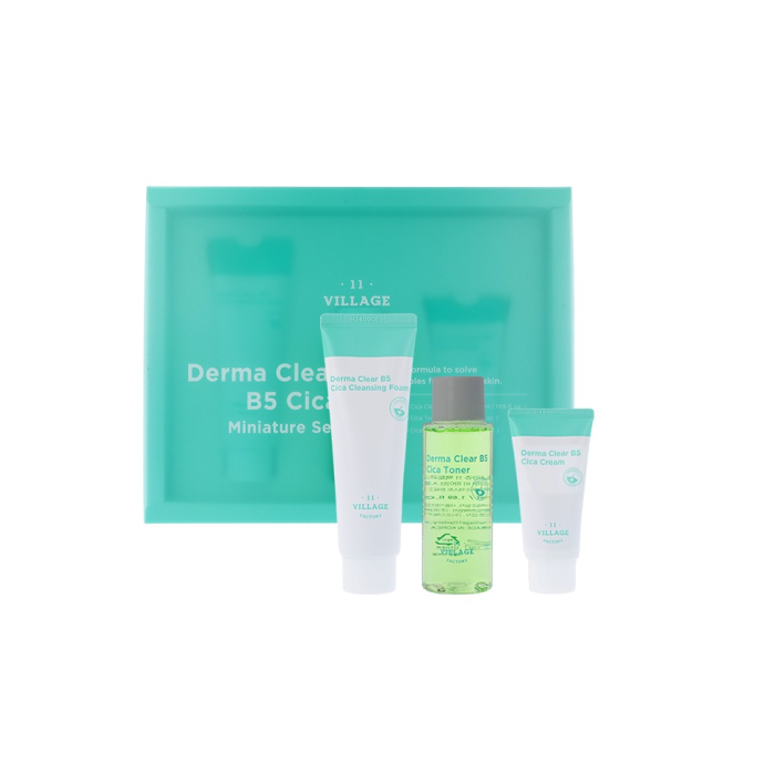  Village 11 Factory   Derma Clear B5 Cica Miniature Set (, , -)