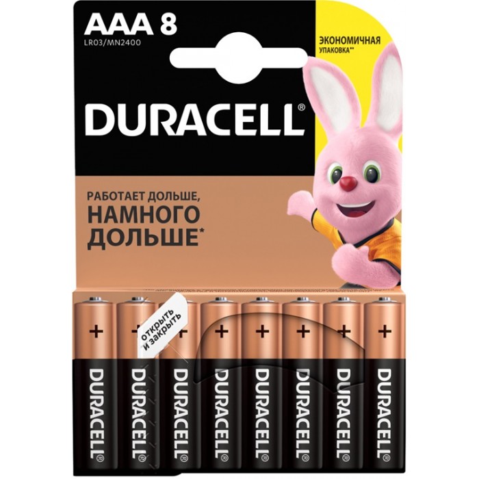  Duracell   Basic AAA (LR03) 8 .