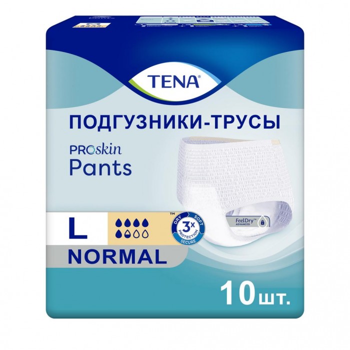  Tena -   Pants Normal L 10 .