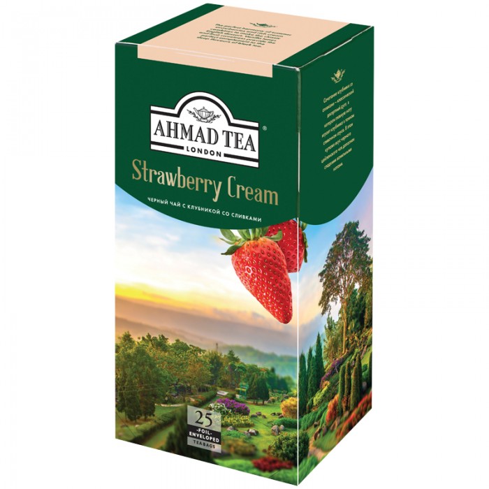  Ahmad Tea        Strawberry Cream 25 .