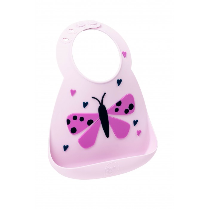  Make my day Baby Bib Butterfly