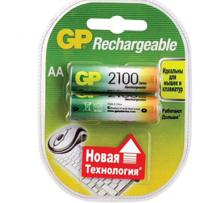  GP  AA (HR06) 2100mAh 2 .