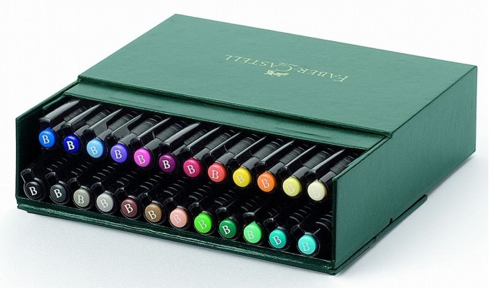  Faber-Castell   PITT artist pen 24 .