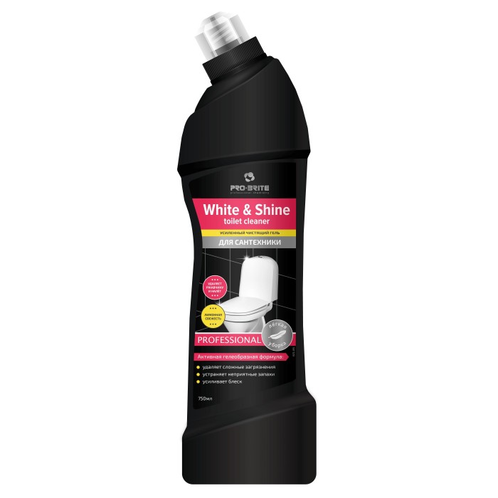  Pro-Brite White&Shine toilet cleaner        750 