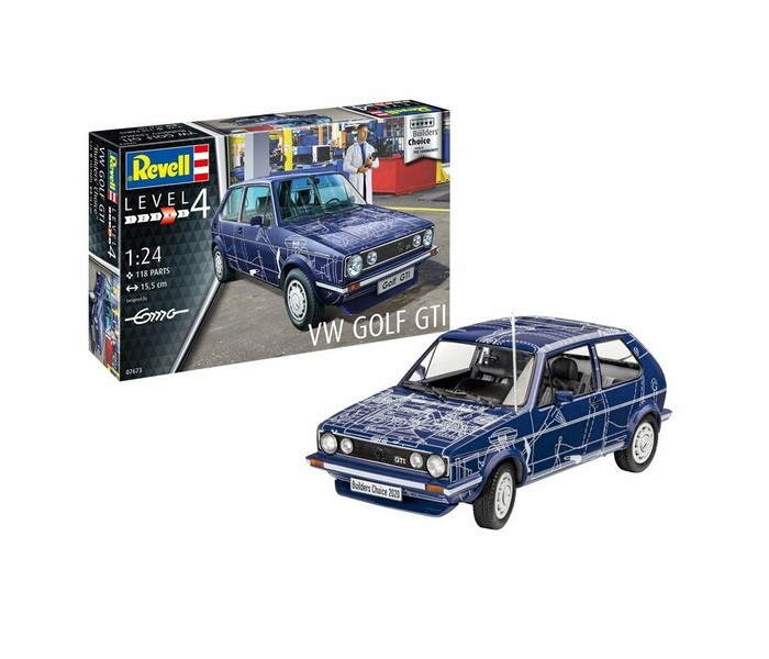  Revell    VW Golf Gti Builders Choice 1:24