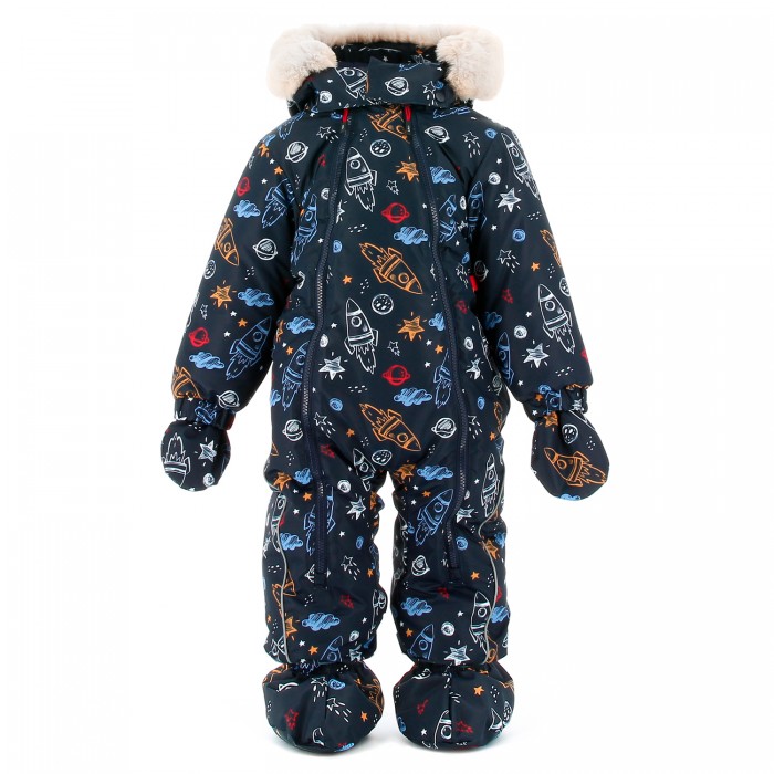  CMP    Kid detachable hood overall 30W0892GF