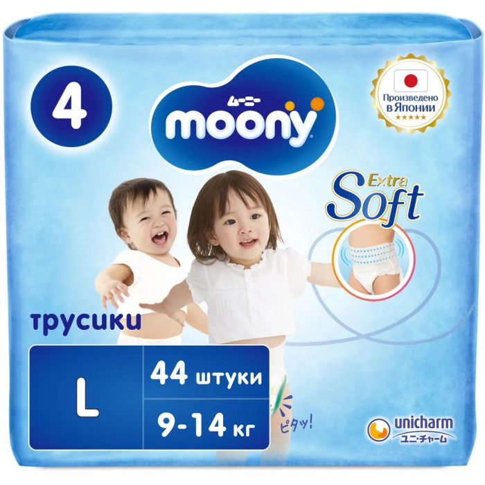  Moony   Extra Soft NEW L (9-14 ) 44 .