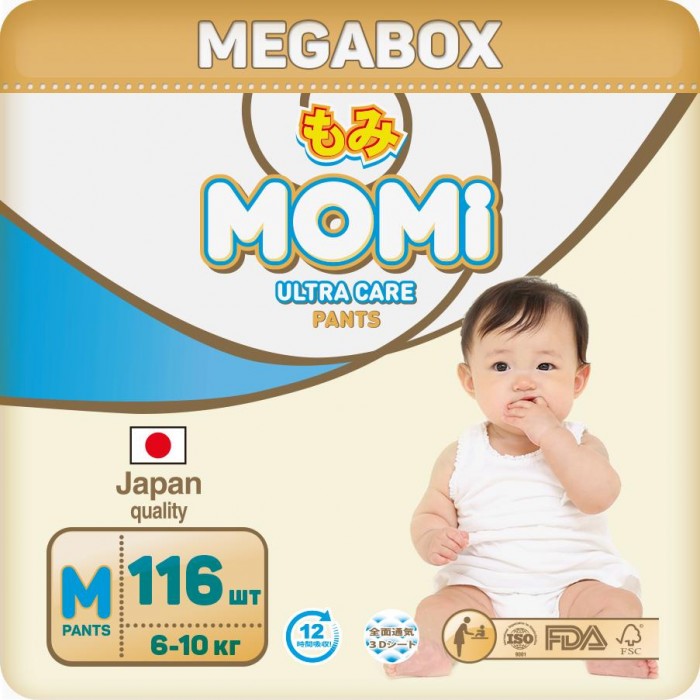  Momi - Ultra Care Megabox M (6-10 ) 116 .