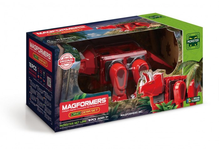  Magformers  Dino Cera set (18 )