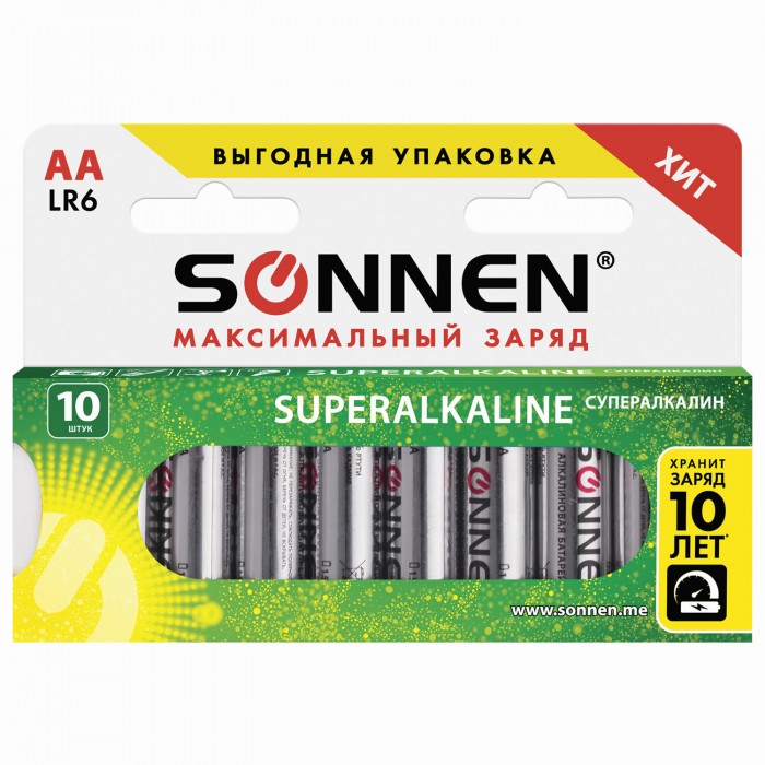  Sonnen  Super Alkaline  (LR06, 15)  10 .