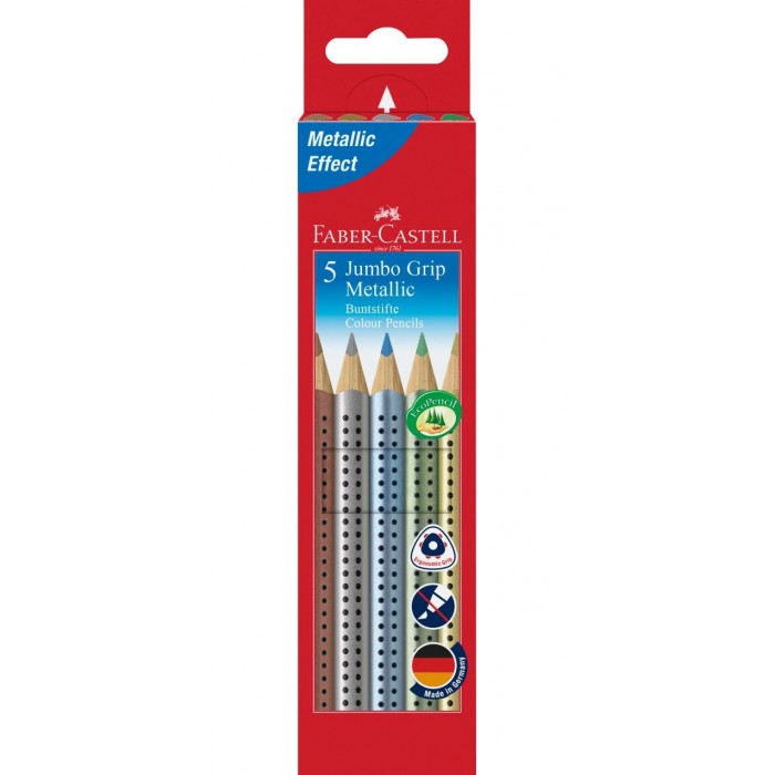  Faber-Castell   Jumbo Grip Metallic 5 .