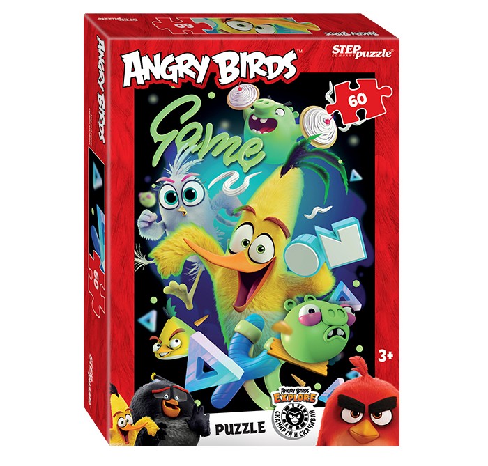  Step Puzzle  Angry Birds (60 )