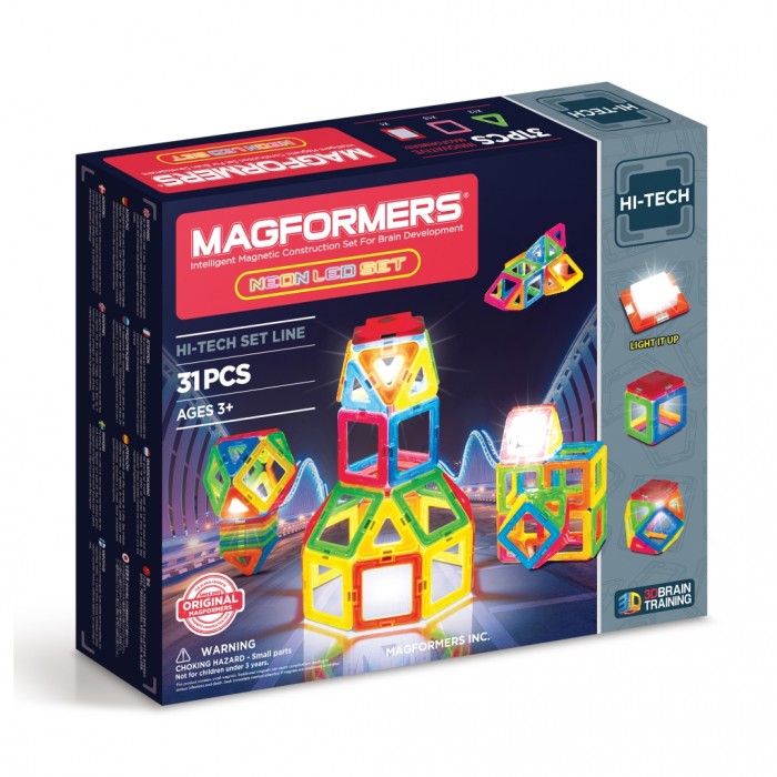  Magformers  Neon Led set