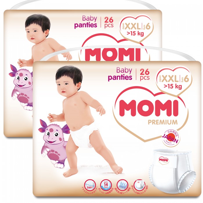  Momi Premium Megabox - XXL ( 15 ) 52 .